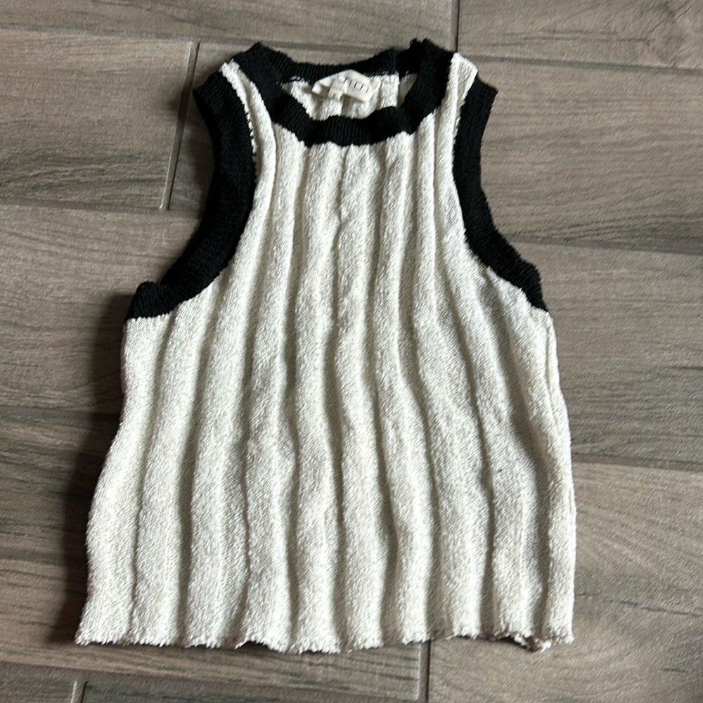 Creaman sweater tank top